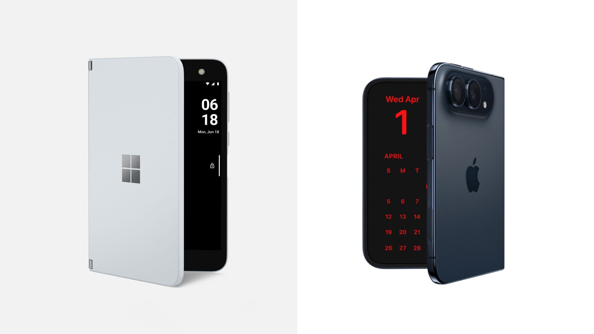 Apple iPhone Duo standby feature shown off just like the one in Surface Duo